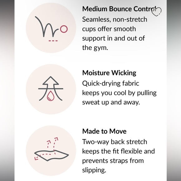 GLAMORISE MagicLift Seamless Wire-Free Sports Bra 46H Beige 1006 - Picture 4 of 4